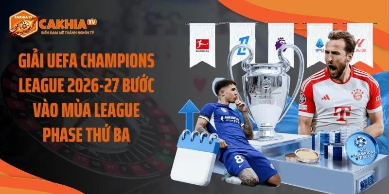 Giải UEFA Champions League 2026-27 bước vào mùa league phase thứ ba