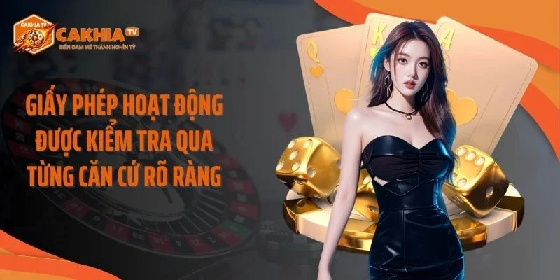Giấy phép hoạt động được kiểm tra qua từng căn cứ rõ ràng