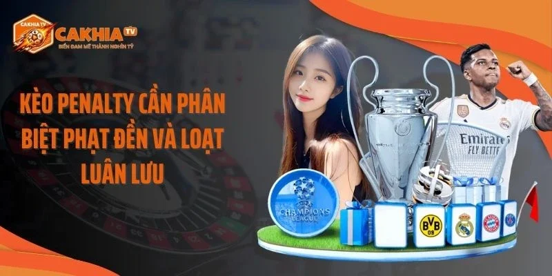 Kèo penalty cần phân biệt phạt đền và loạt luân lưu